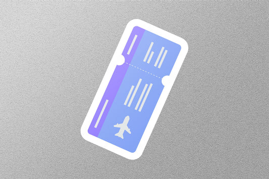Wholesale Airplane Ticket Travel Sticker