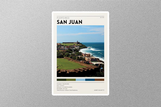 San Juan Travel Sticker