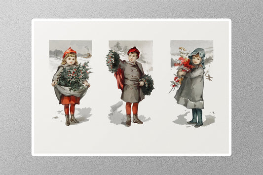 Wholesale Vintage Edwardian Christmas Sticker