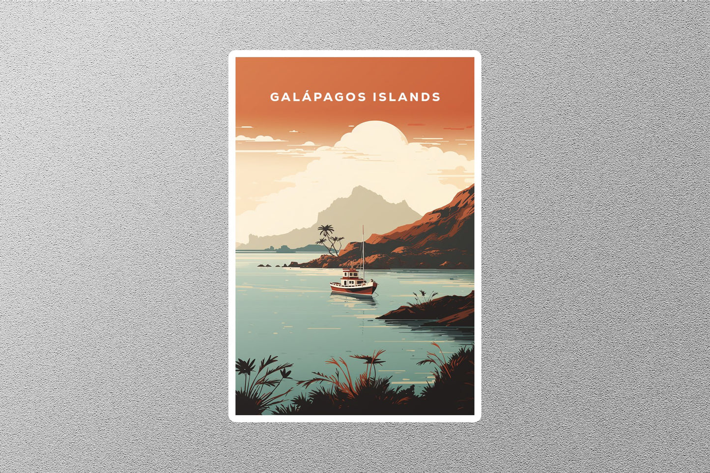 Wholesale Vintage Galápagos Islands Travel Sticker