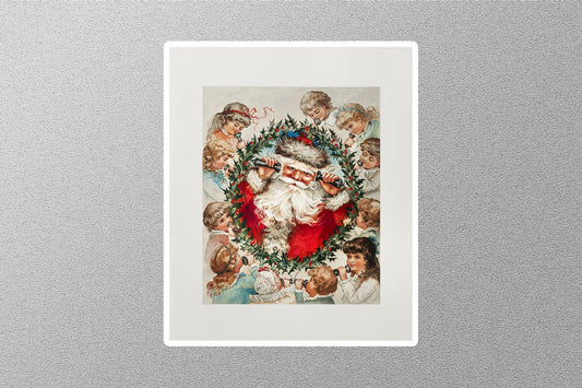 Wholesale Vintage MuchoWow Christmas Sticker
