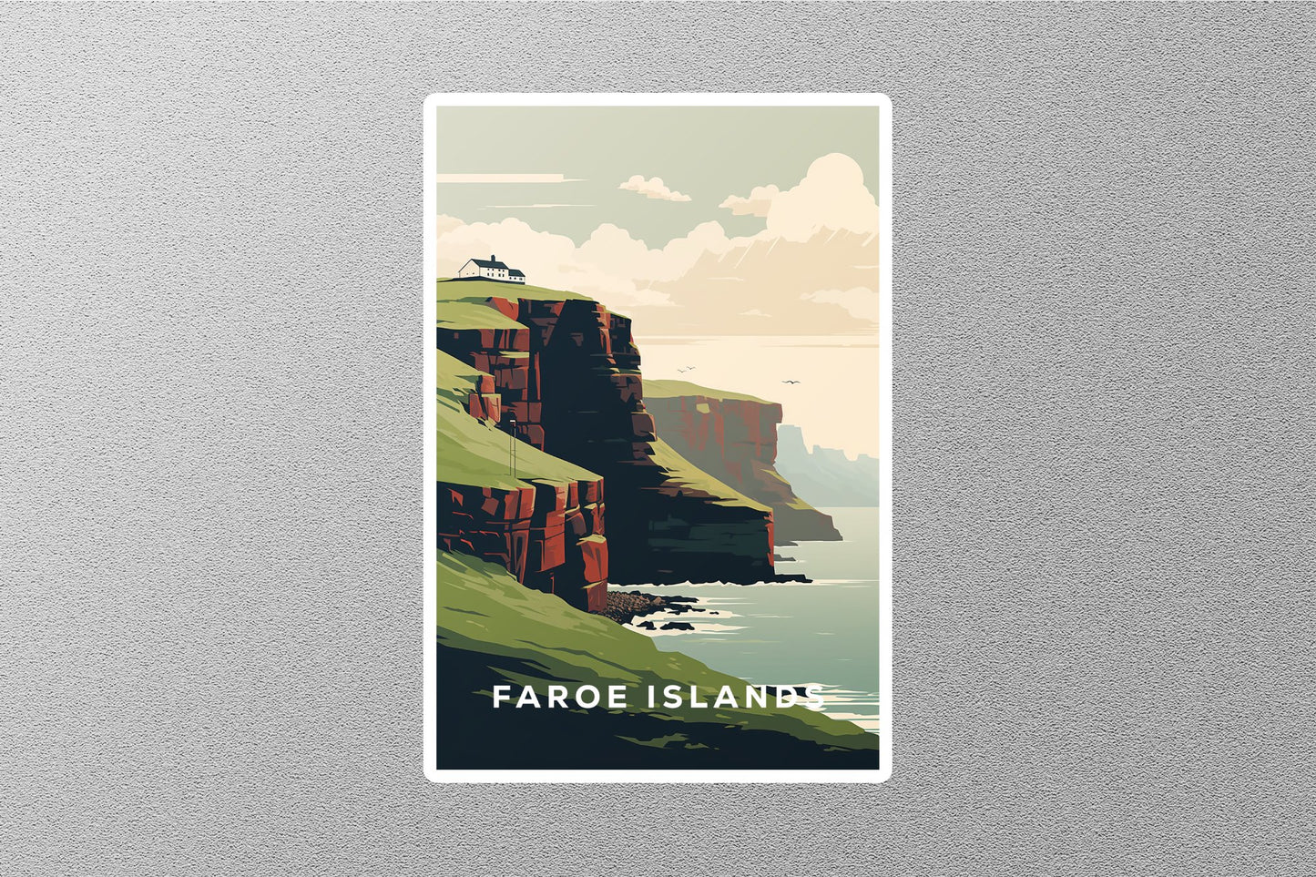 Wholesale Vintage Faroe Islands Travel Sticker