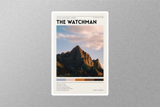 The Watchman Travel Sticker