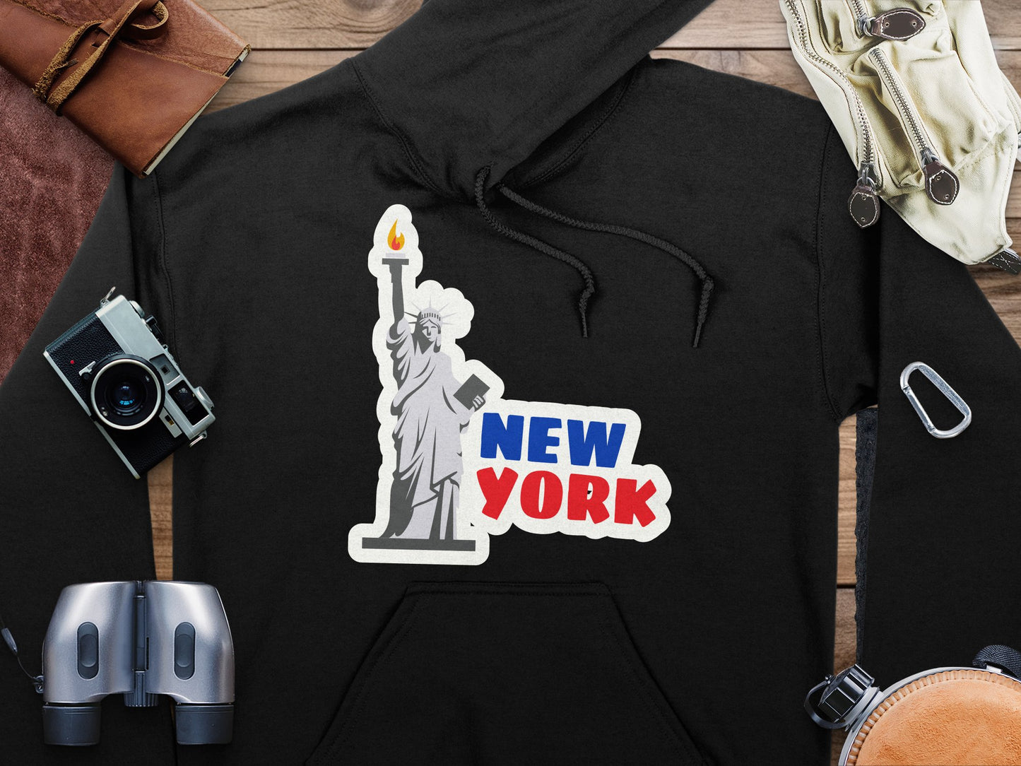 New York 5 Travel Hoodie