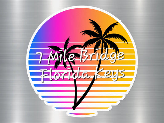 7 Mile Bridge Florida Keys Florida Sticker
