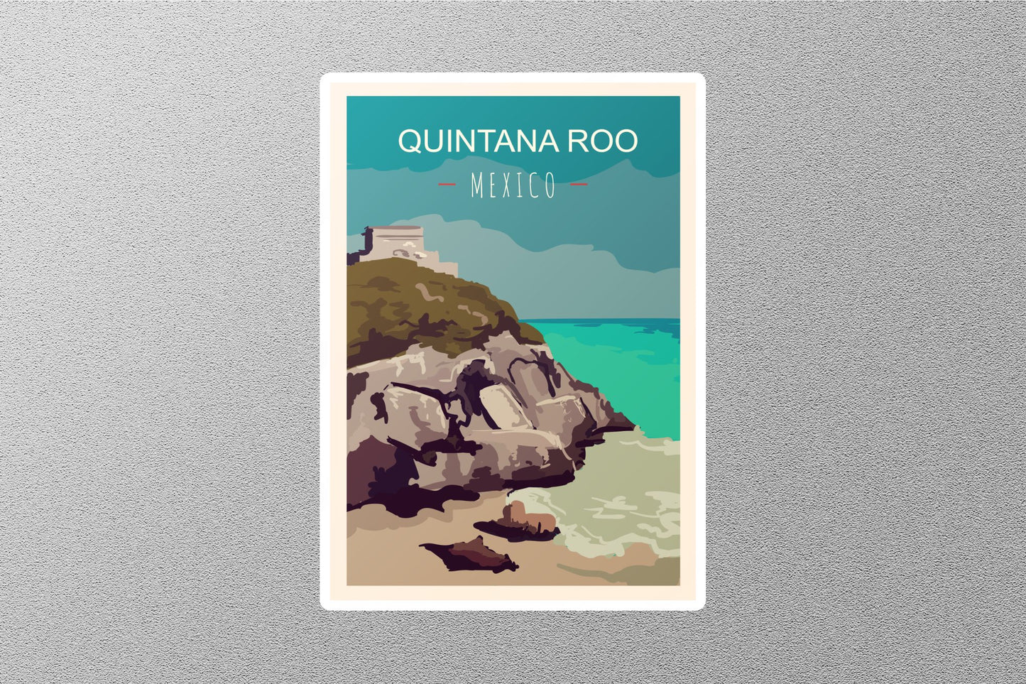 Wholesale Vintage Quintana Roo Mexico Travel Stickers