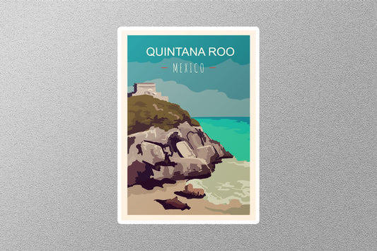 Wholesale Vintage Quintana Roo Mexico Travel Stickers