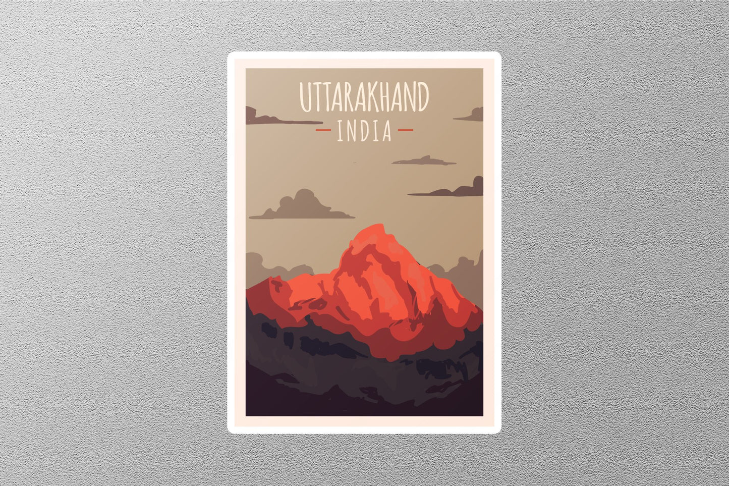 Wholesale Vintage Uttarakhand India Travel Stickers