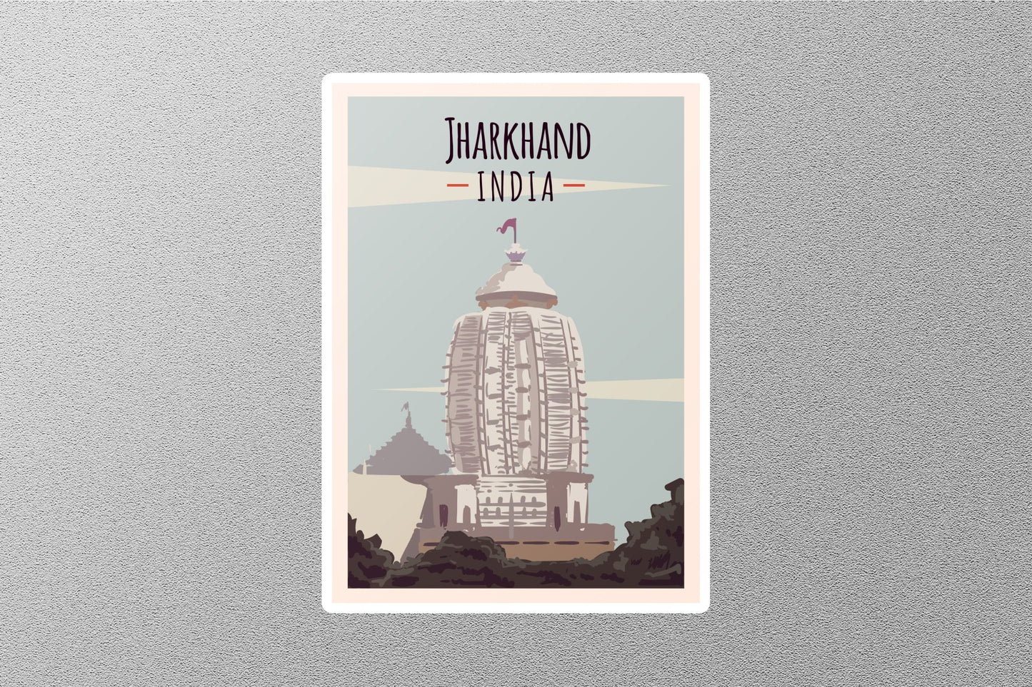 Wholesale Vintage Jharkhand India Travel Stickers