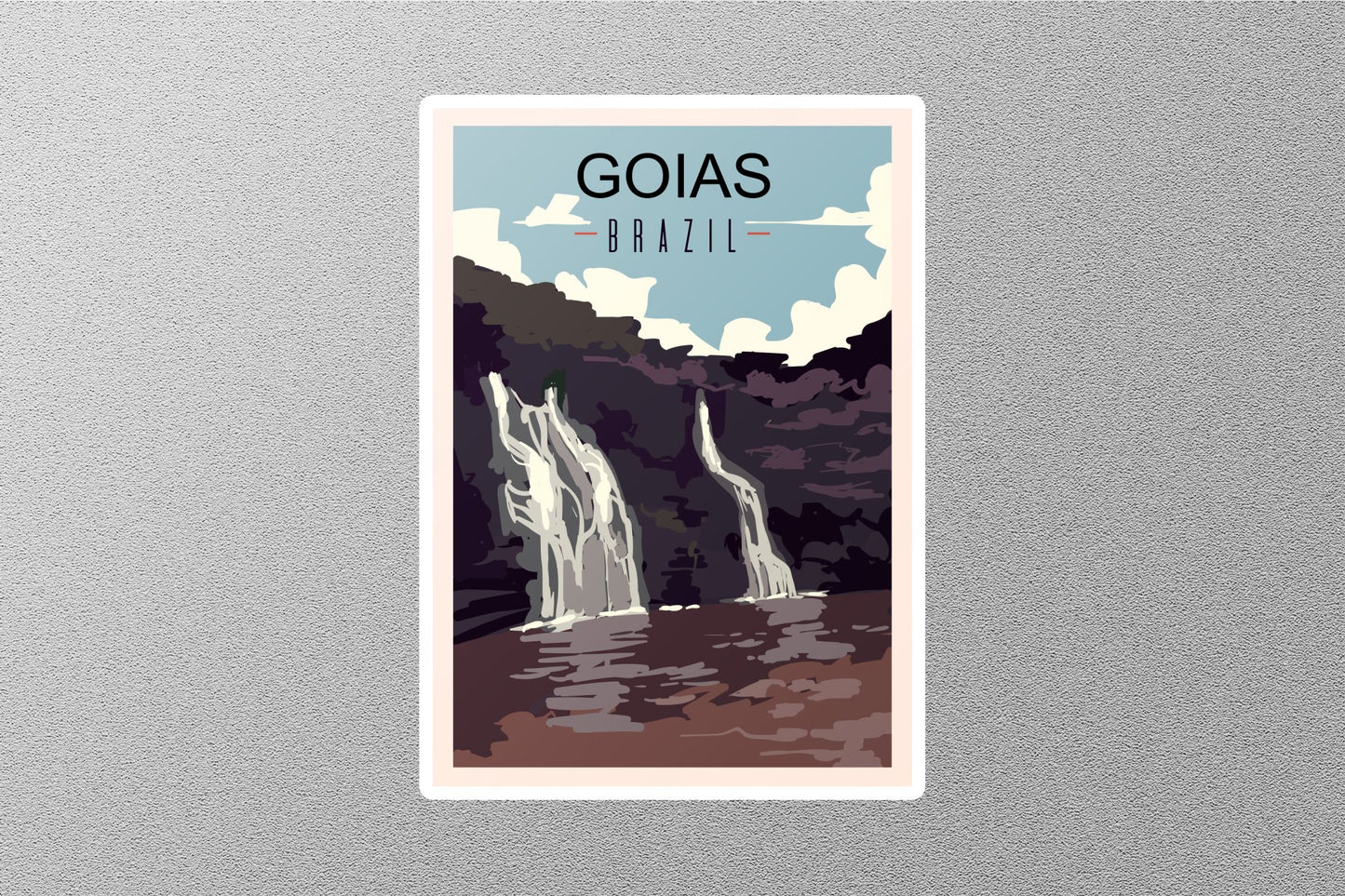 Wholesale Goias Brazil Travel Stickers