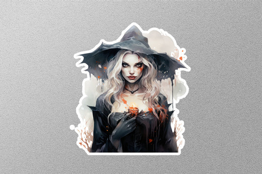 Witch Halloween Sticker