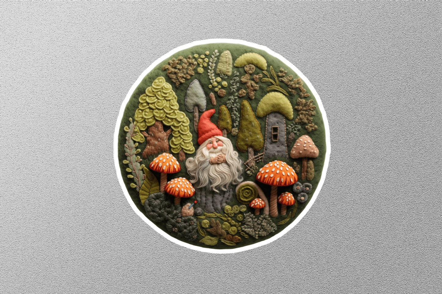 Santa Claus Winter Holiday Sticker