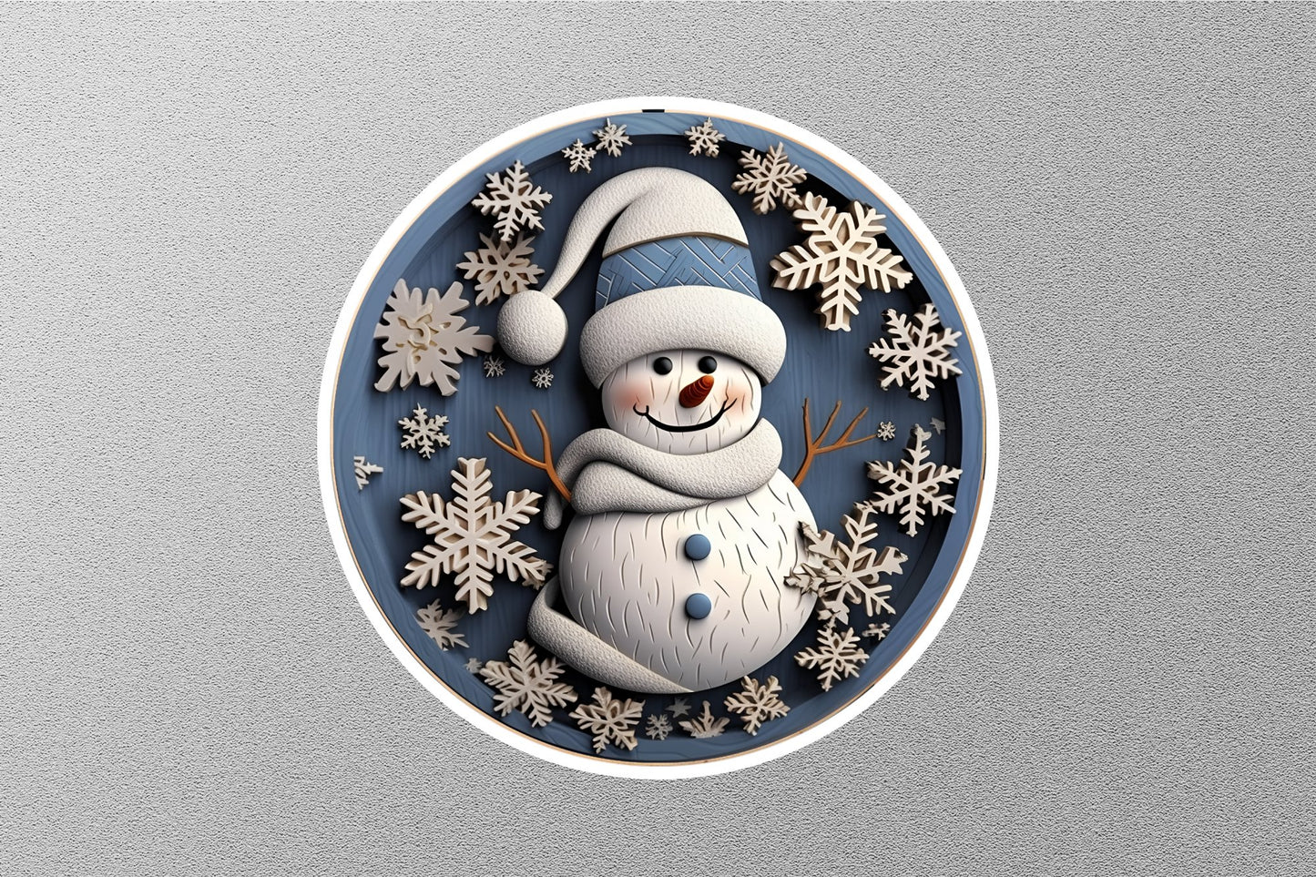Snowman Christmas Sticker
