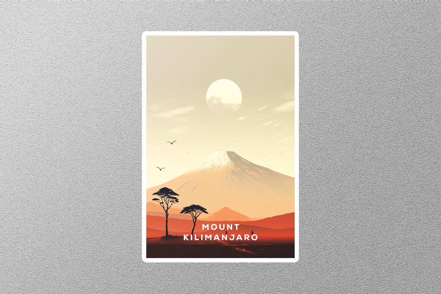 Wholesale Vintage Mount Kilimanjaro Travel Sticker