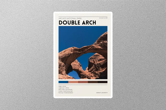 Double Arch Travel Sticker