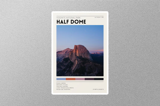 Half Dome Travel Sticker