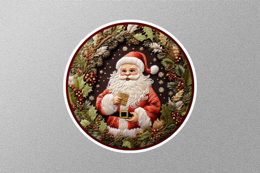 Merry Christmas Santa Claus Christmas Sticker