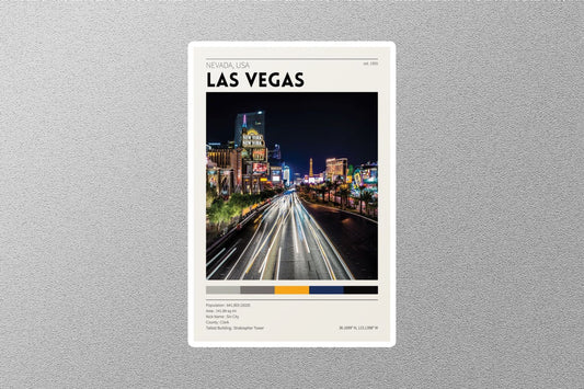 Las Vegas USA Travel Sticker