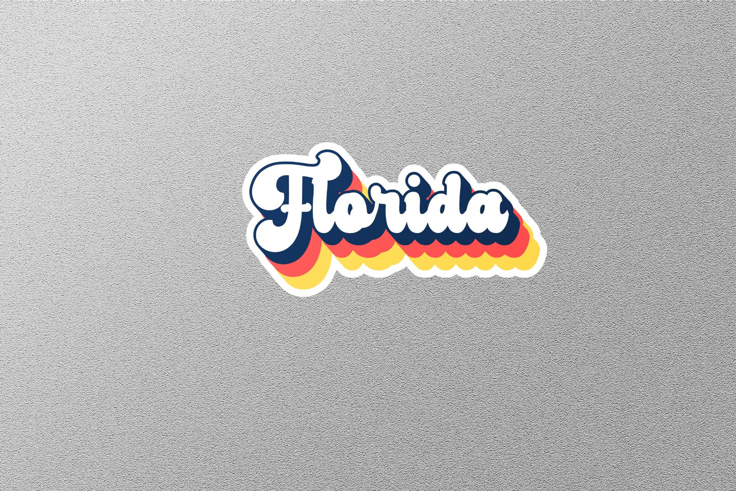 Retro Florida State Sticker