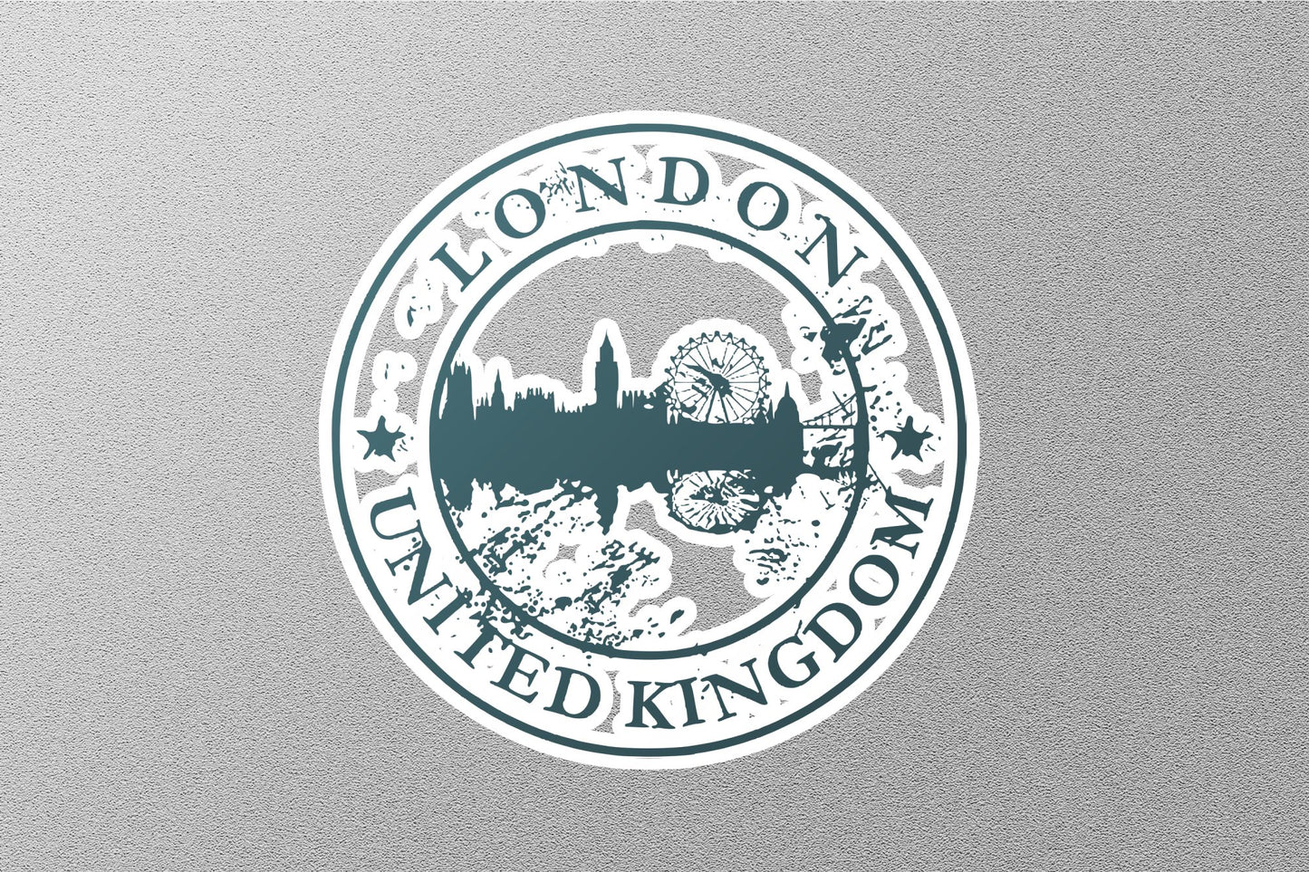 Wholesale London United Kingdom Travel Stamp Sticker