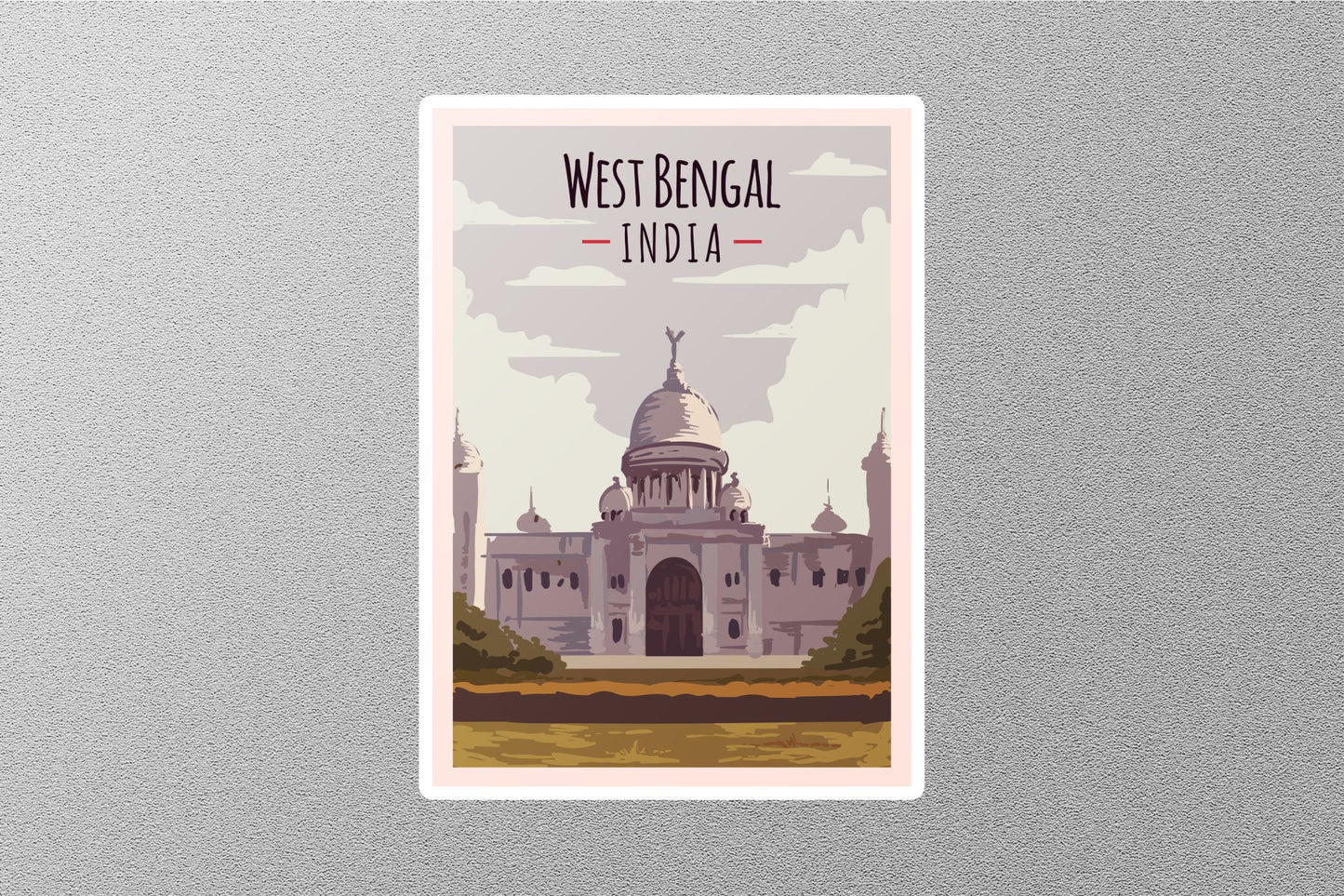 Wholesale Vintage West Bengal India Travel Stickers
