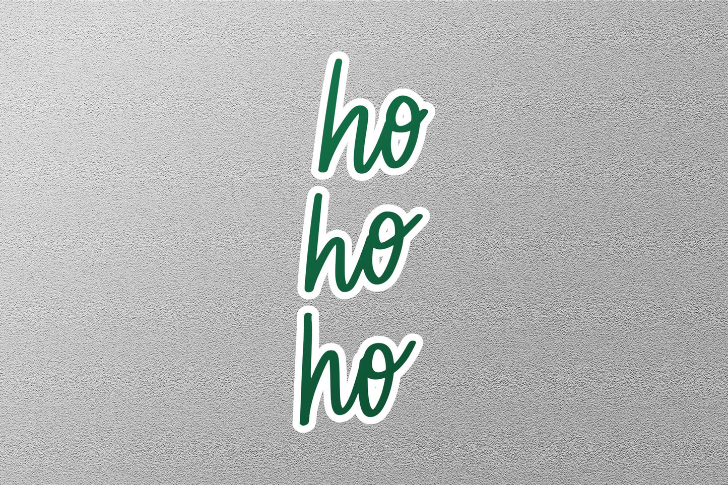 Ho-Ho-Ho Upper Case Christmas Sticker