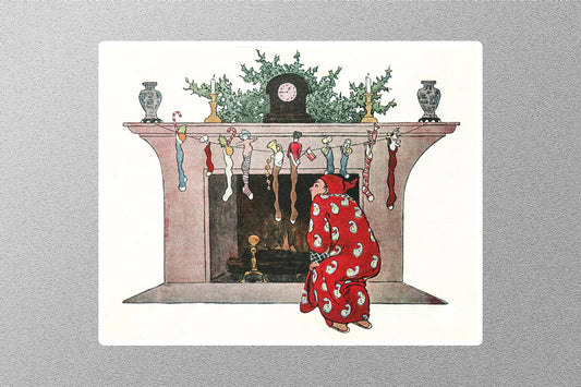 Wholesale Vintage Twas the Night before Christmas Sticker
