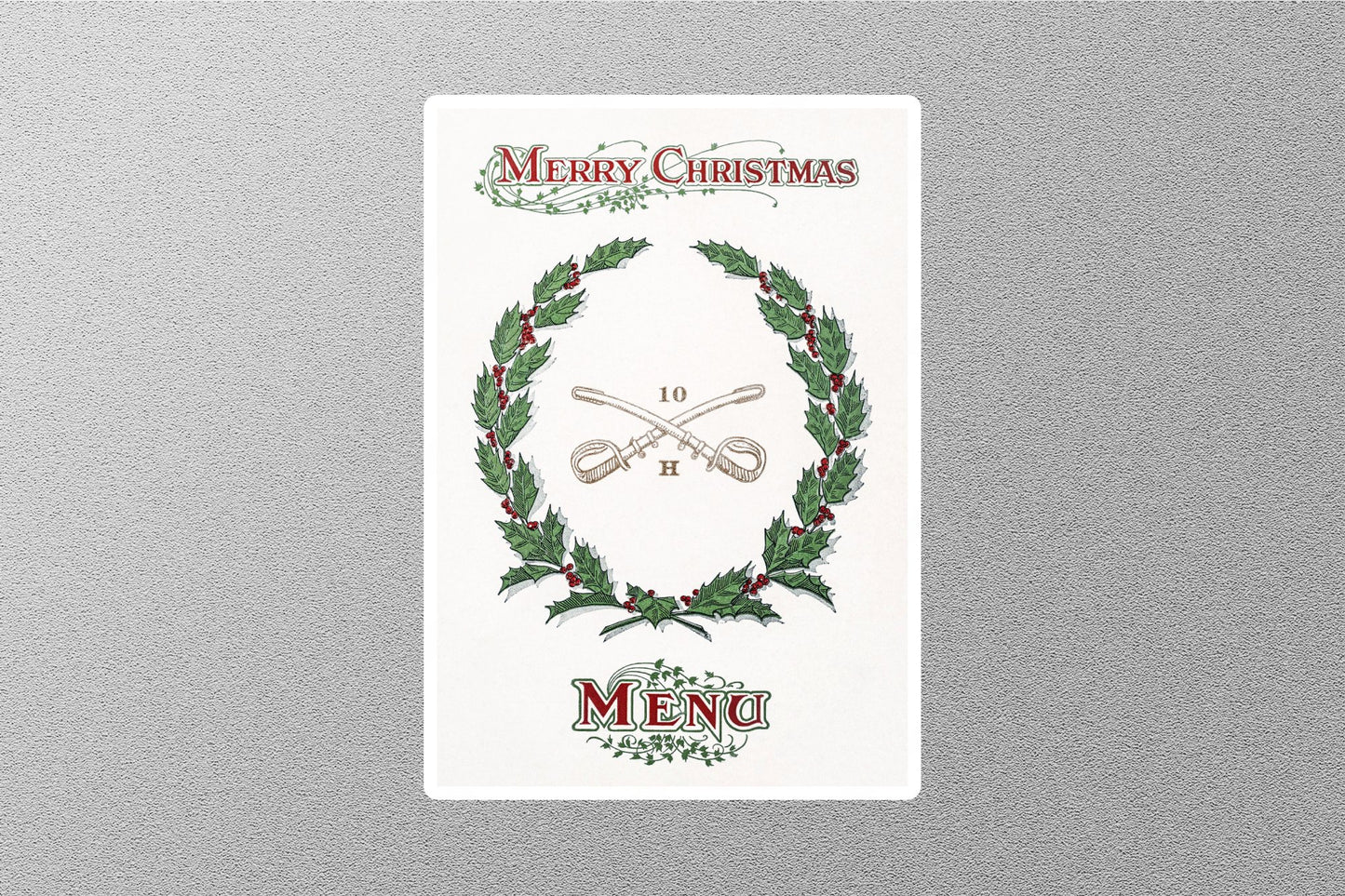 Wholesale Vintage Holiday Candle Christmas Sticker