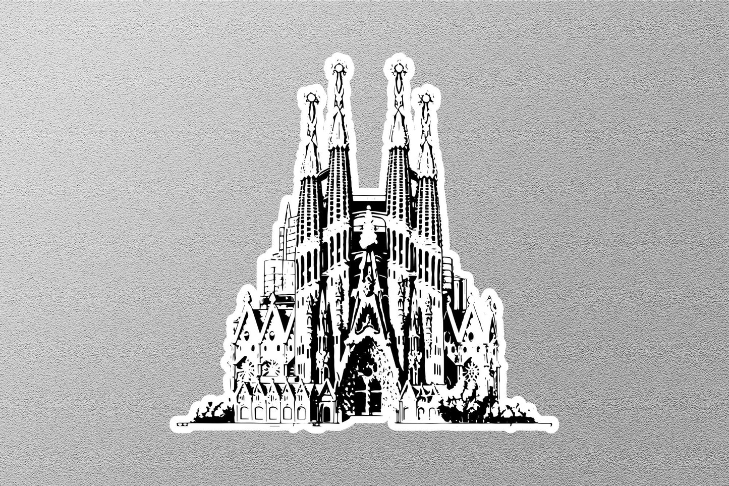 Wholesale Sagrada Familia Travel Sticker