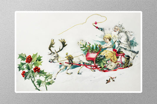 Wholesale Vintage Christmas Friend Christmas Sticker