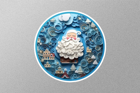 Cute Santa Claus Christmas Sticker