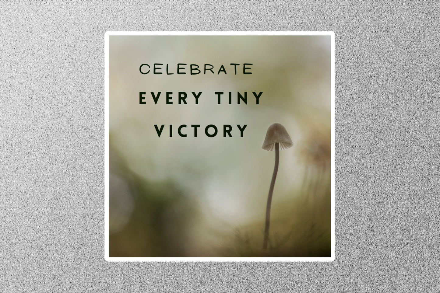 Celebrate Every Tiny Victory Inspirational Quote Sticker