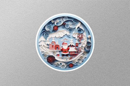 Christmas Ornaments Winter Holiday Sticker