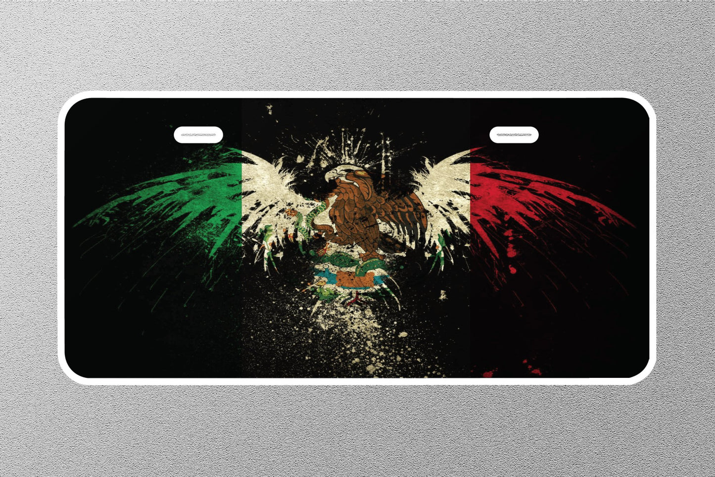 A - CLEAN Mexico Licence Plate Sticker