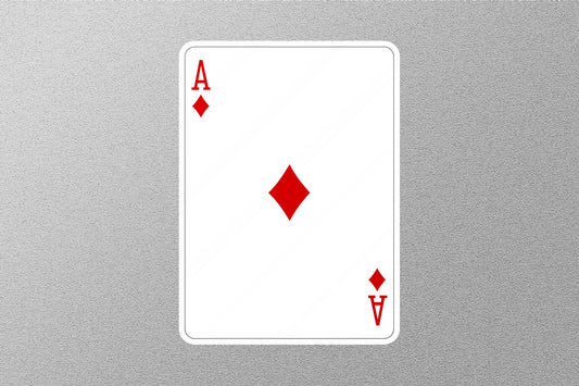 Wholesale ACE of Diamond Cards Sticker