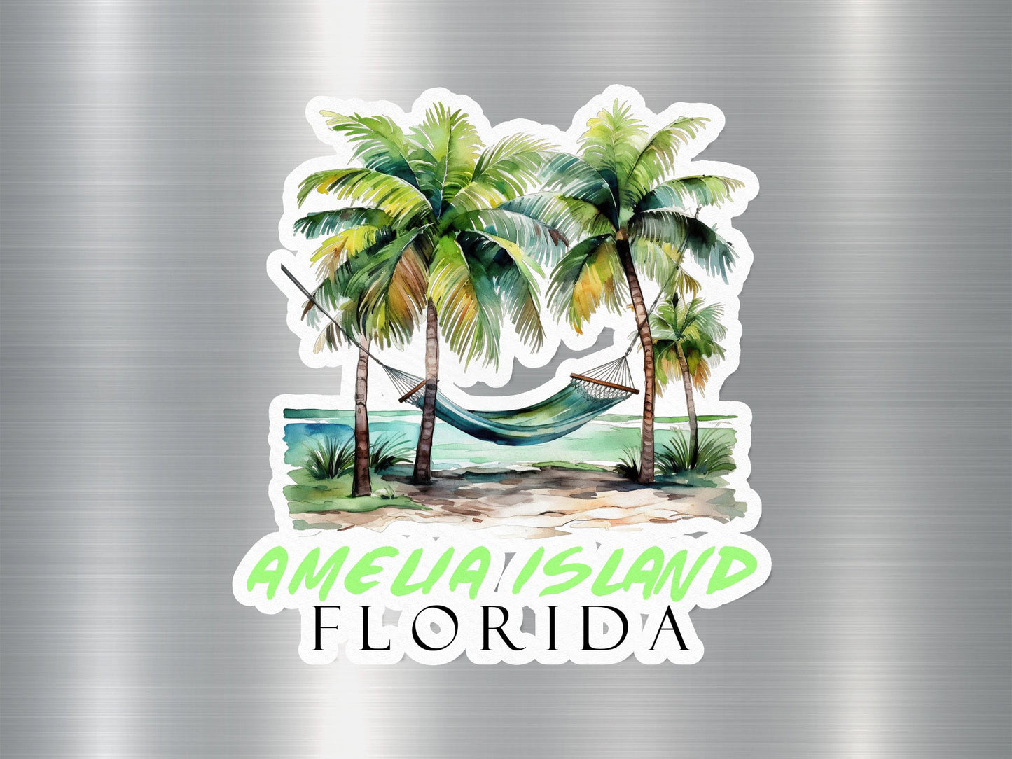 Wholesale Amelia Island Florida Hammock Sticker