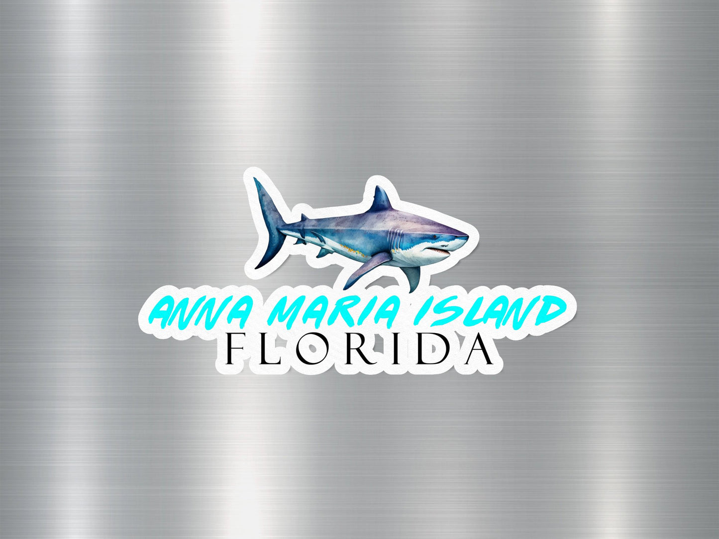 Anna Maria Island Florida Shark Sticker