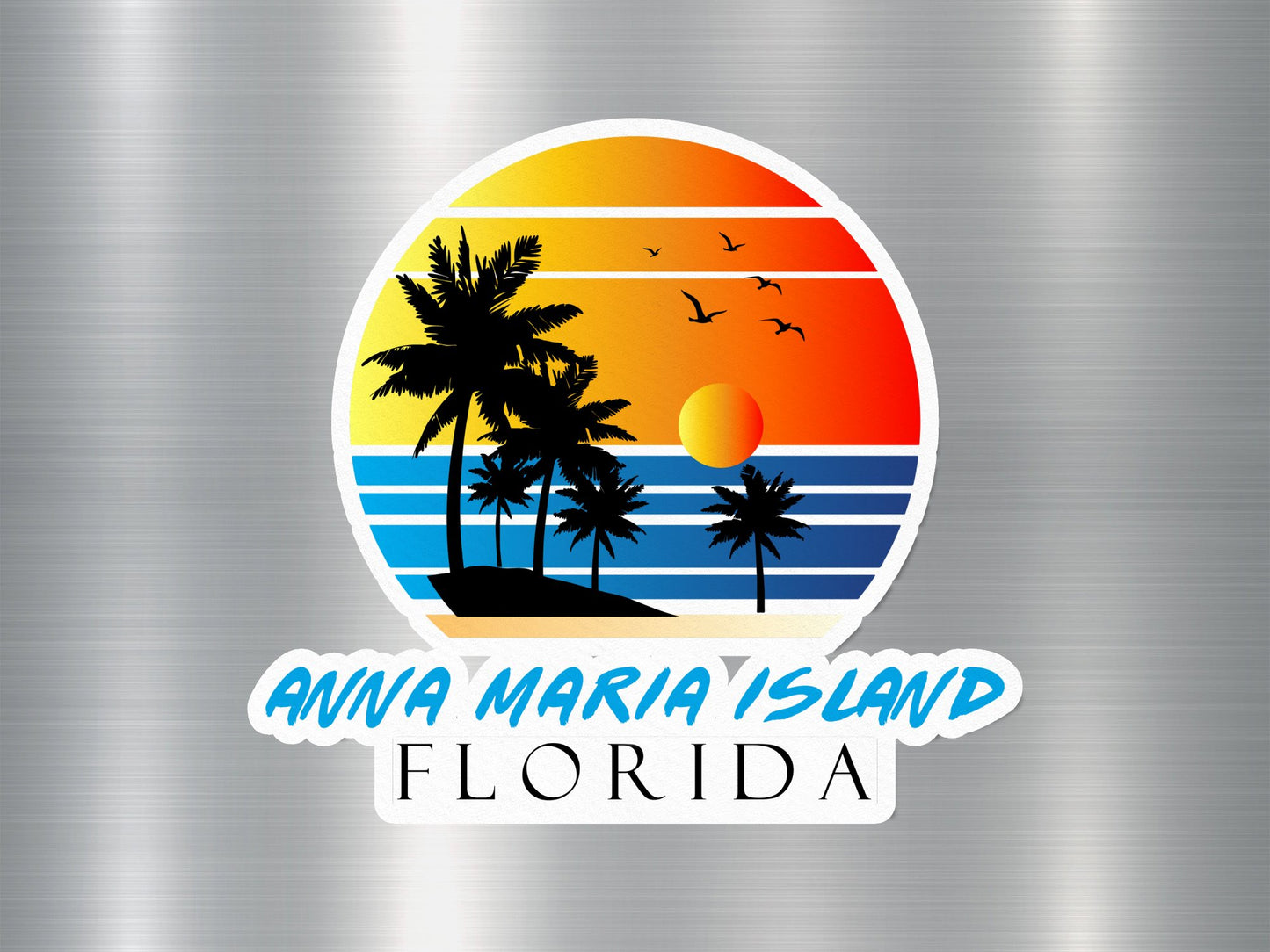 Anna Maria Island Florida Sunset Sticker