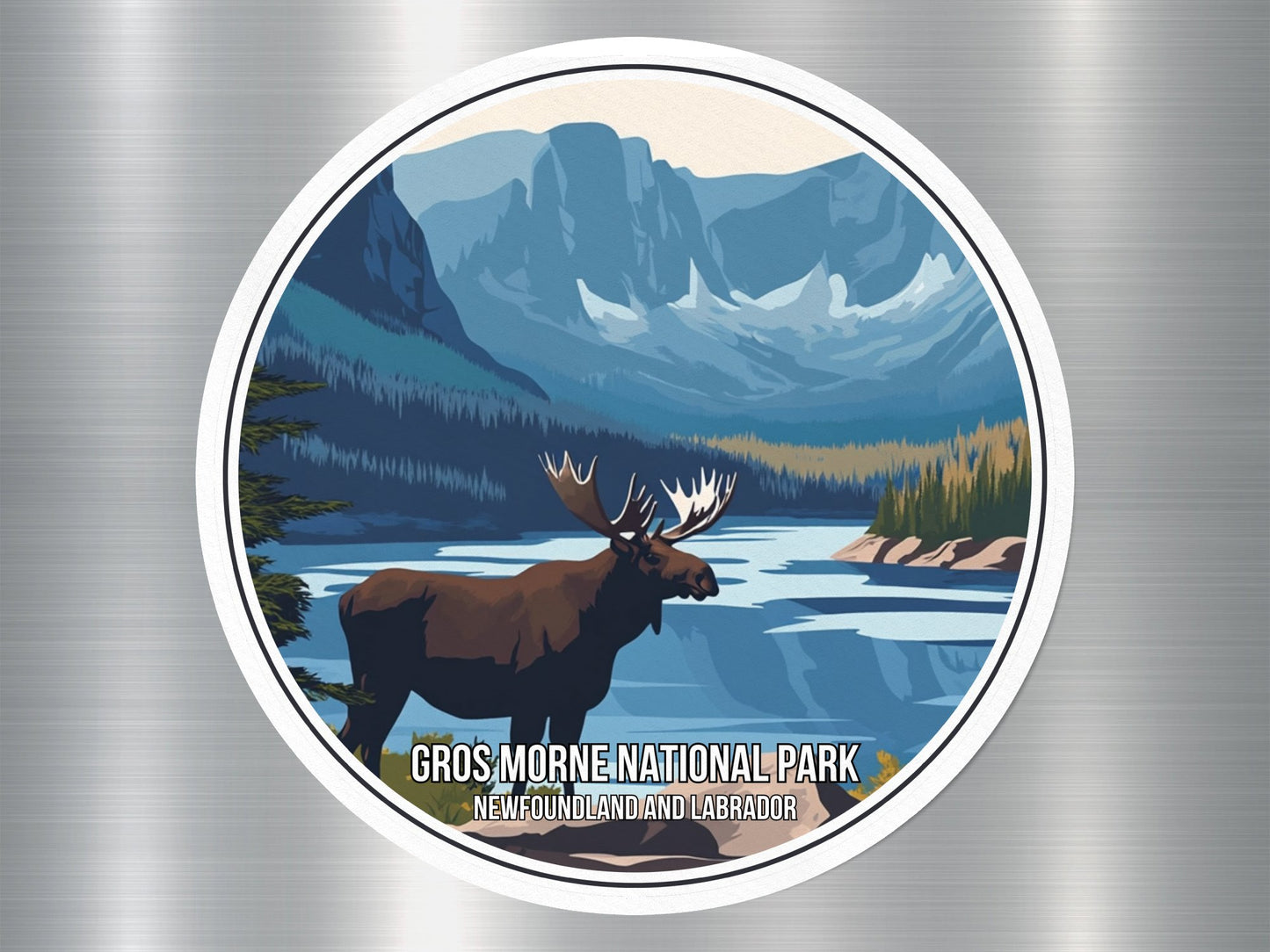 Gros Morne Newfoundland and Labrador Canada National Park Sticker