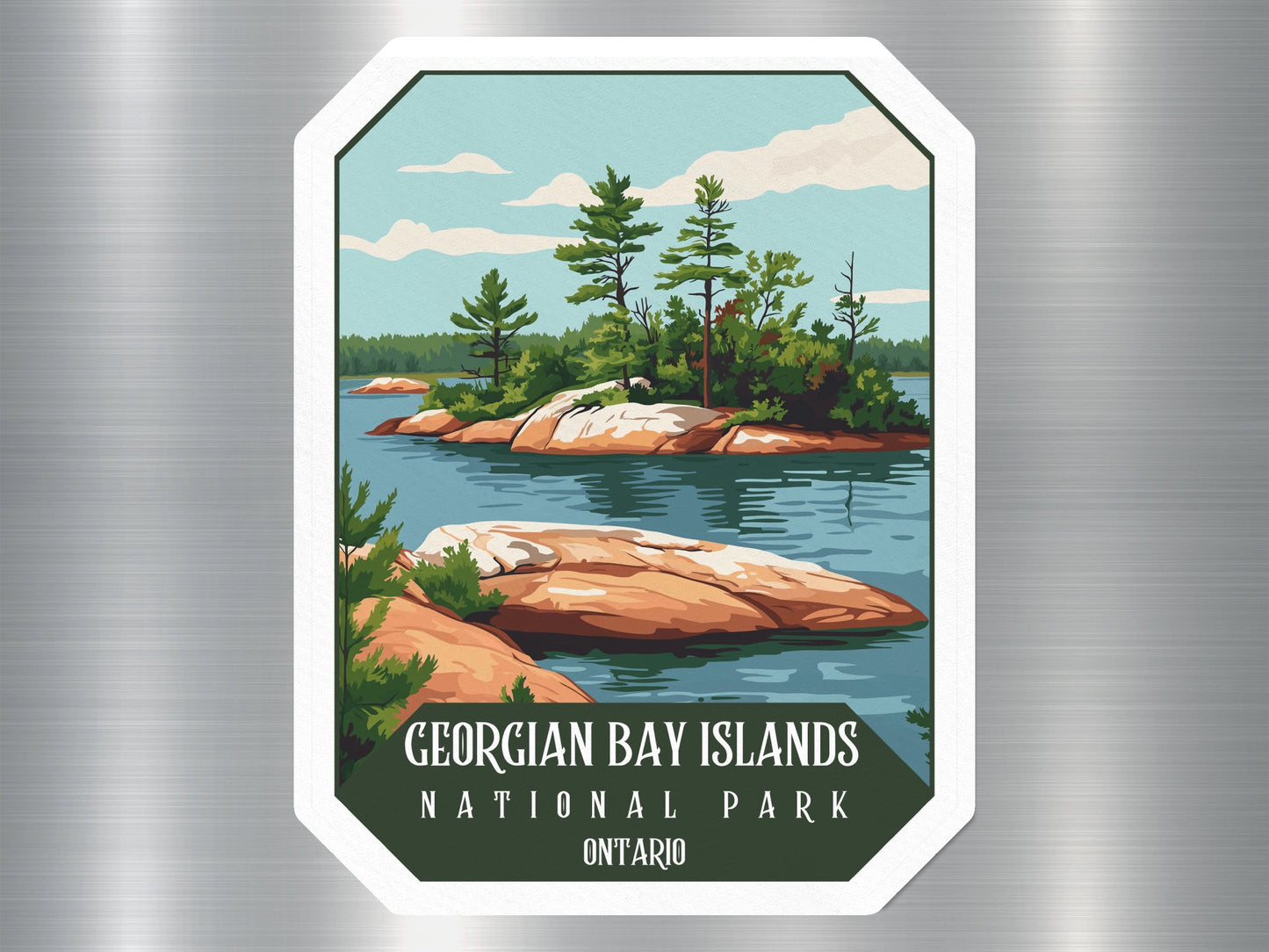 Georgian Bay Island Canada National Park Sticker