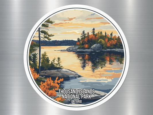 Thousand Island Ontario Canada National Park Sticker