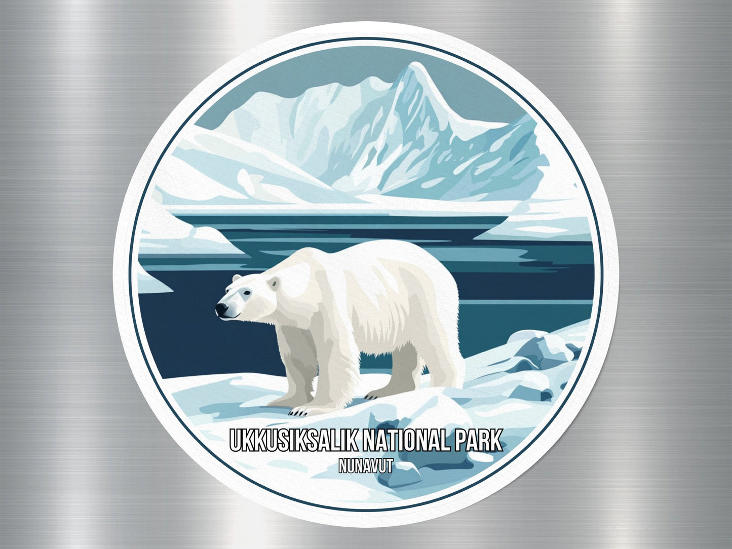 Ukkusiksalik Nunavut Canada National Park Sticker