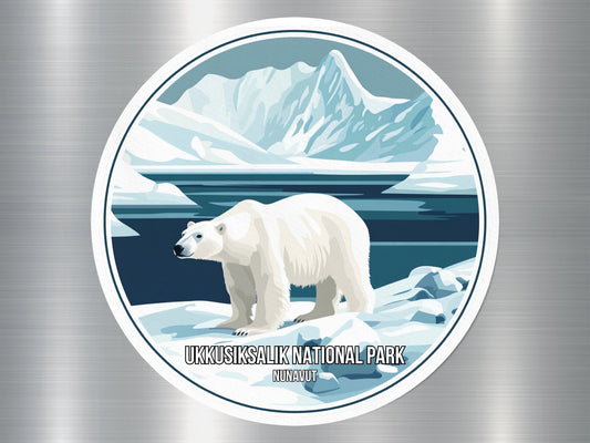 Ukkusiksalik Nunavut Canada National Park Sticker