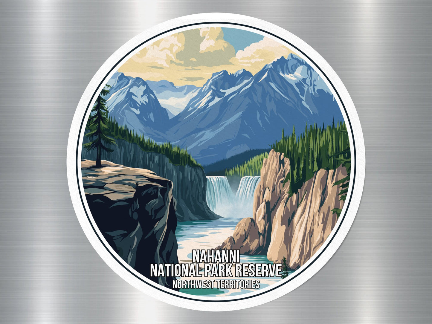 Nahanni Northwest Territories Canada National Park Sticker