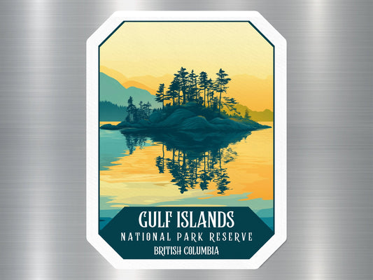 Gulf Islands Canada National Park Sticker