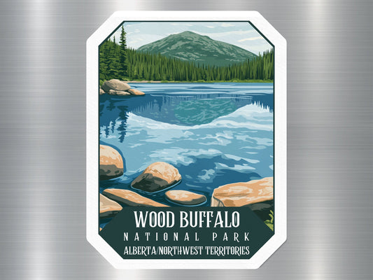 Wood Buffalo Canada National Park Sticker