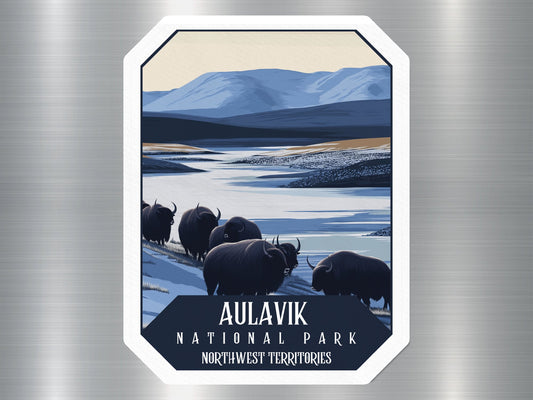 Aulavik Canada National Park Sticker