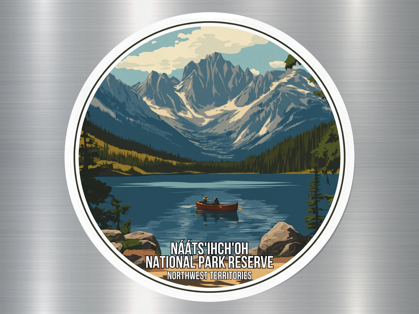 Naatsihchoh Northwest Territories Canada National Park Sticker