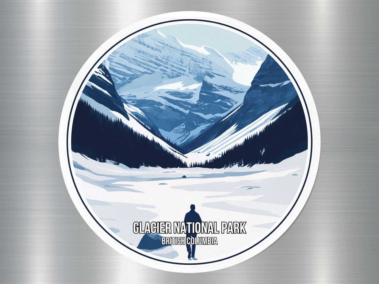 Glacier British Columbia Canada National Park Sticker