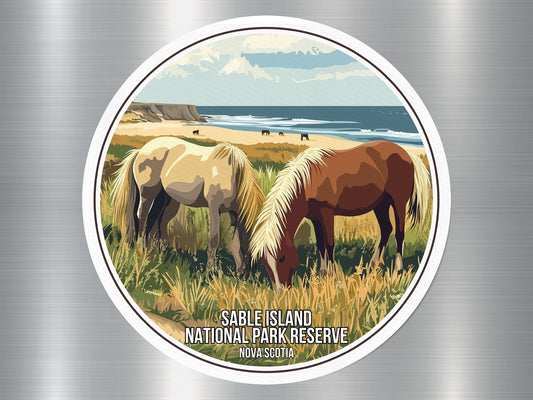 Sable Island Nova Scotia Canada National Park Sticker